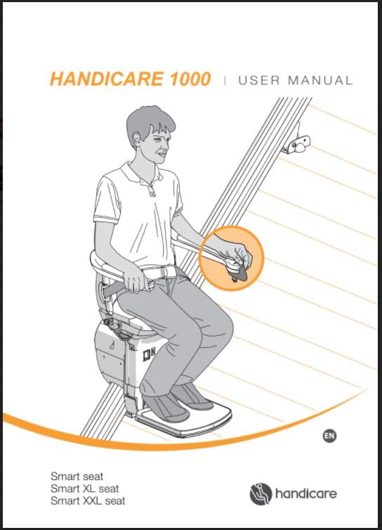 Handicare 1000 stairlift users manual