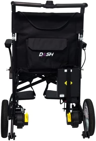 Dashi MG Ultra Lightweight Folding Powered Wheelchair back view