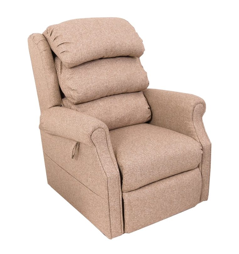 Chancellor Rise & Recliner Chair spiced caramel colour