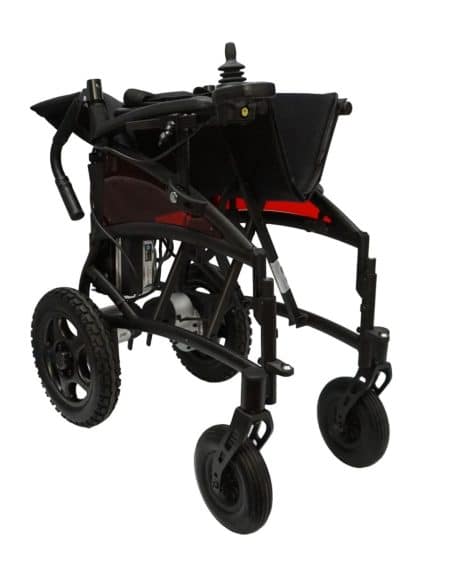 R Healthcare Dashi ECO Powered Wheelchair folded