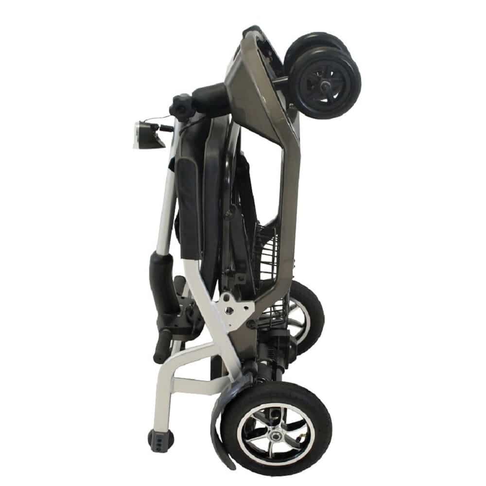 QFold lightweight mobility scooter folded