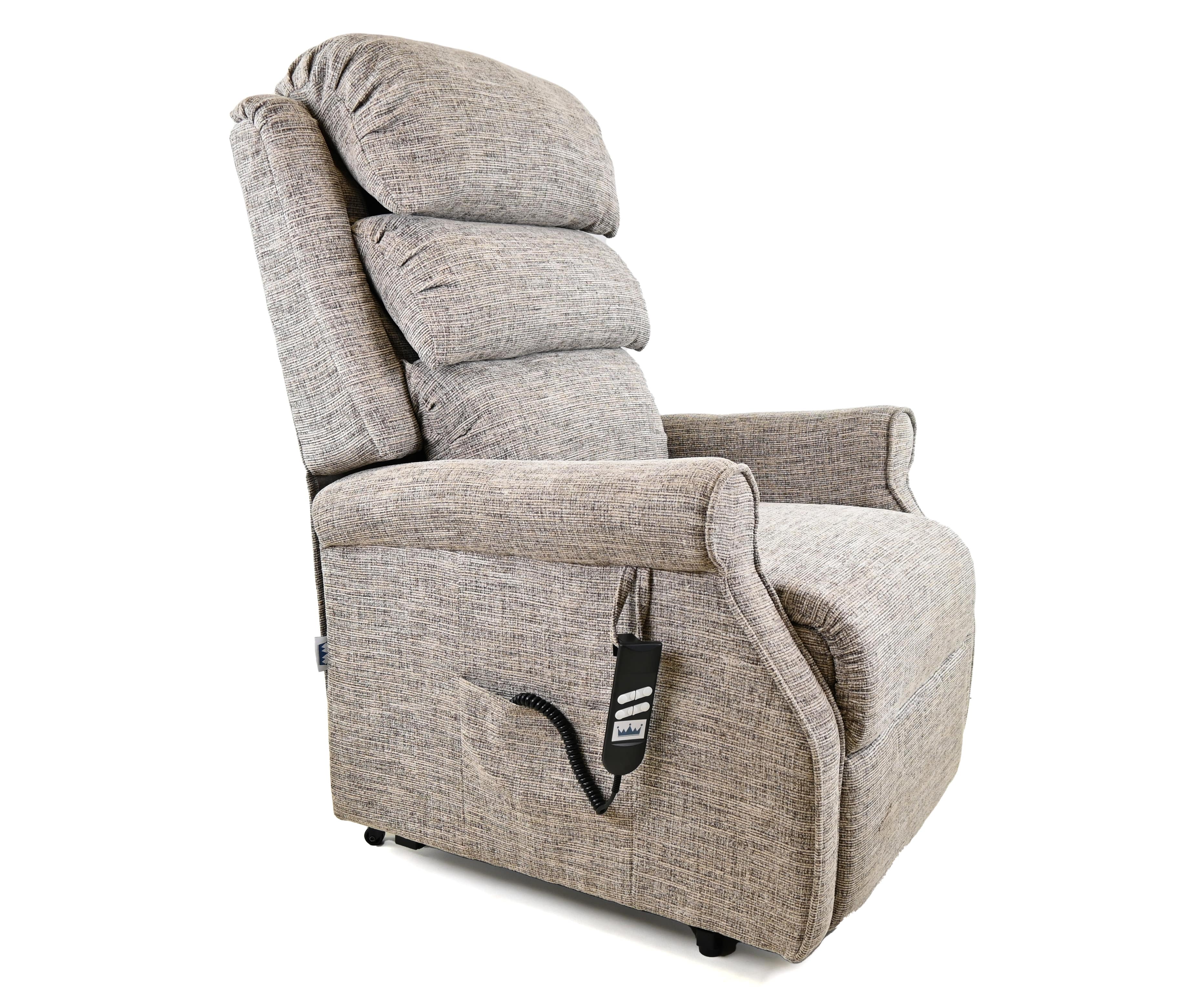 Kinglsey rise and recliner chair fawn