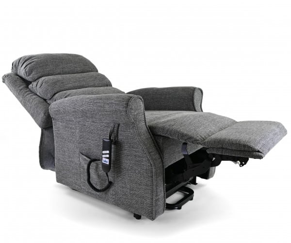 The Kingsley rise and recliner motorised chair reclined