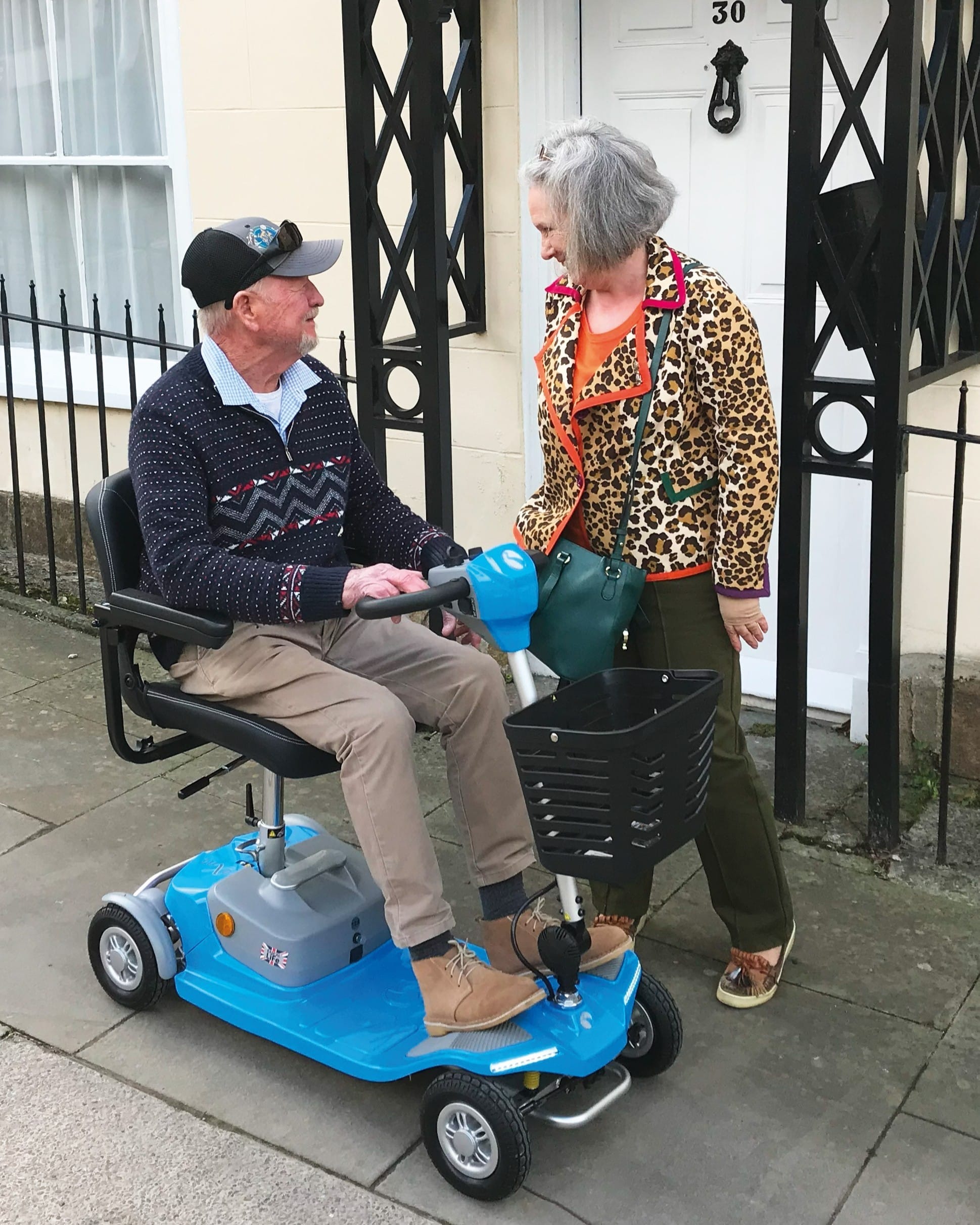 Luxe Rascal Mobility scooter on the pavement