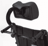 Head support for a manual wheelchair