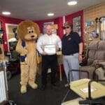 Certificate from Clacton Lions Charity