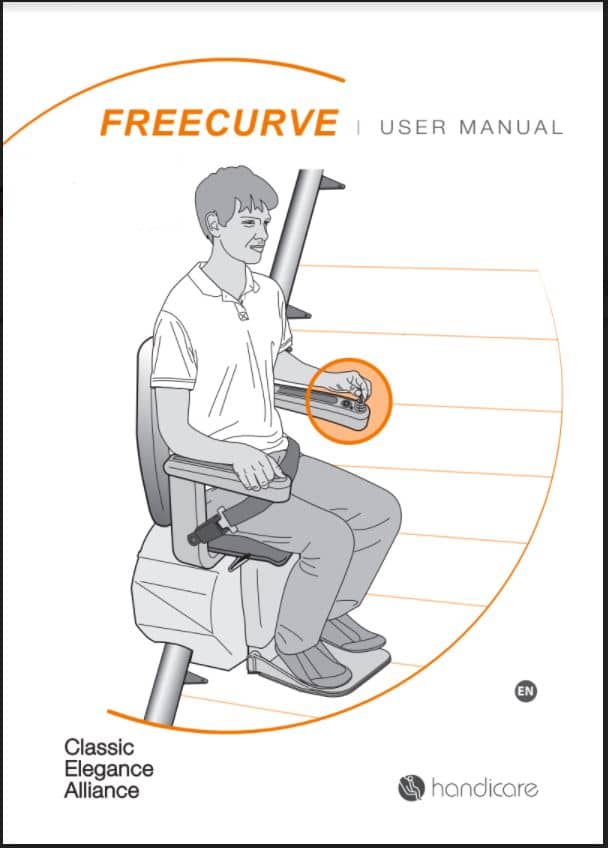 Handicare Freecurve stairlift user manual