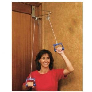 exercise pully with metal bracket