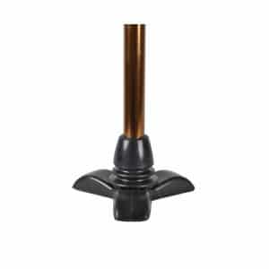 Triple foot walking stick ferrule