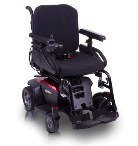 Quantum Kozmo powered wheelchair - Red