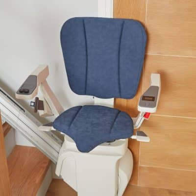 Ergo straight stairlift seat - blue