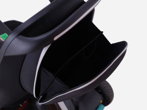 basket bag on electric mobility scooter