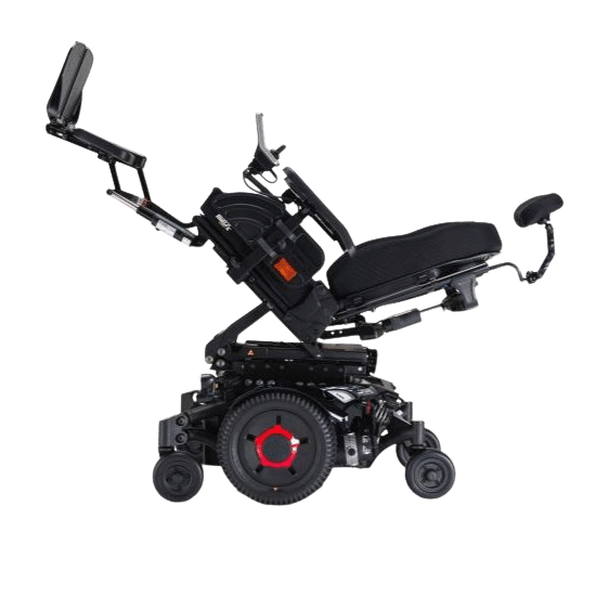 TDX Power chair tilted