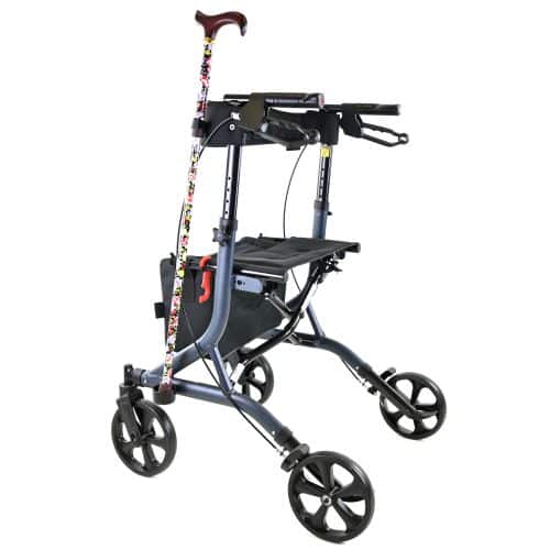 Zoom Ultra rollator walking aid cane holder