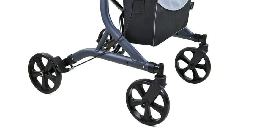 rollator walking aid brake wheels