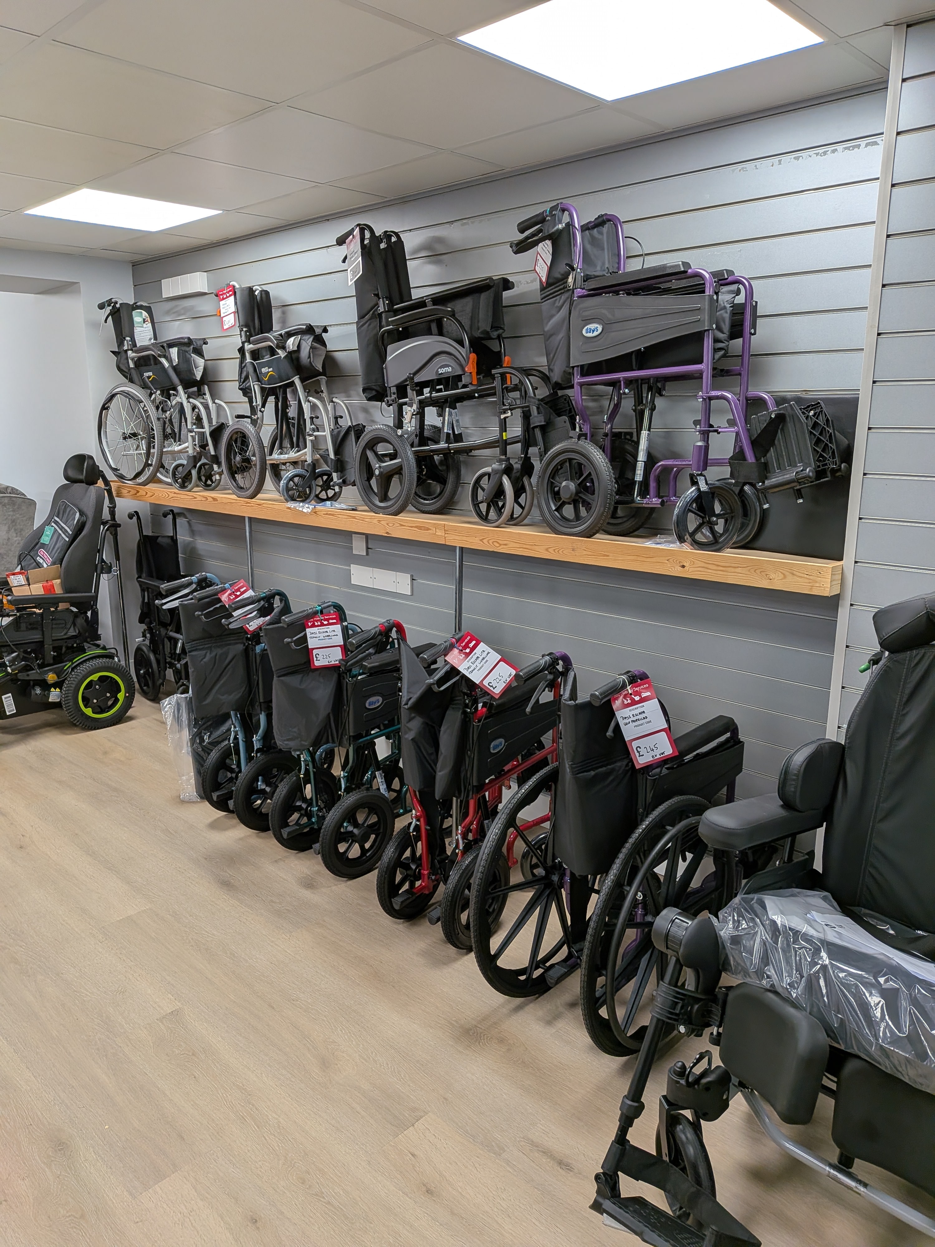 wheelchairs at clacton mobility shop
